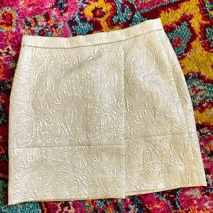 J. Crew Metallic Holiday Skirt